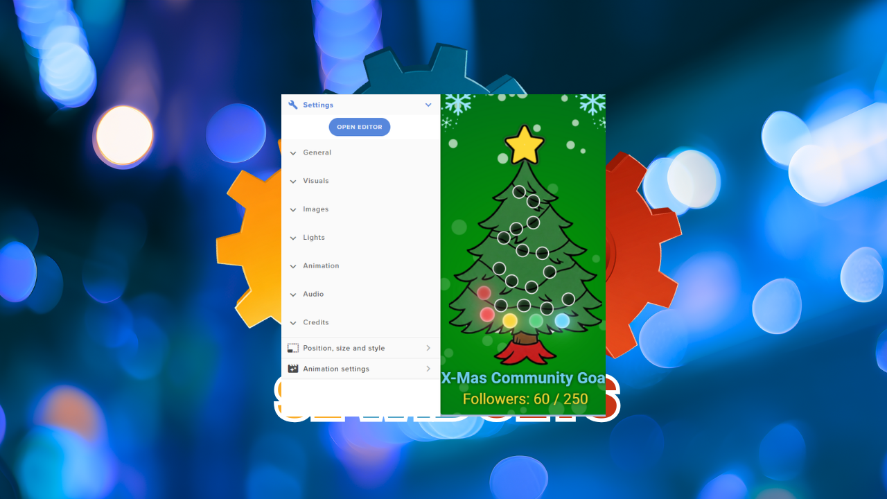 X-Mas Goals Tree Preview