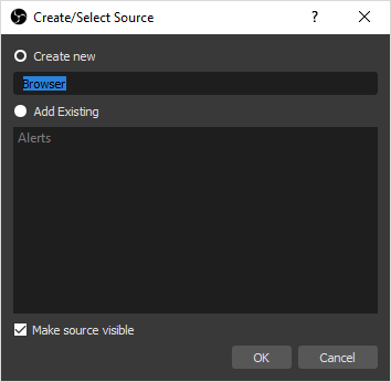 Create new source